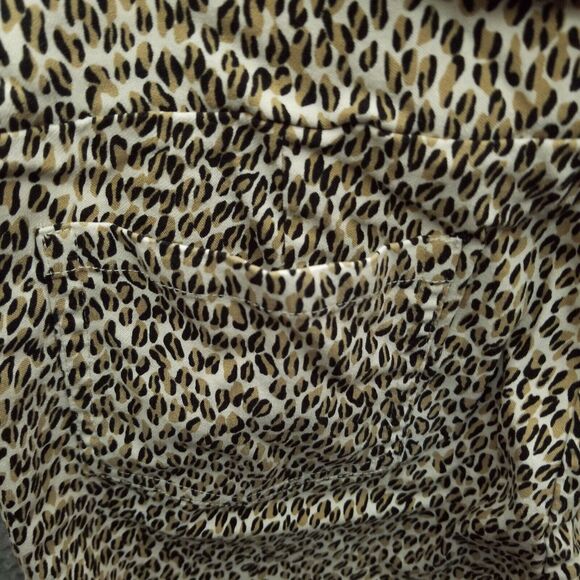 J. McLaughlin Women's 8 Animal Print Beige Leggings 30.5" 29.5" 8.5" - Picture 7 of 10